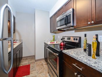 Fully-equipped updated kitchen